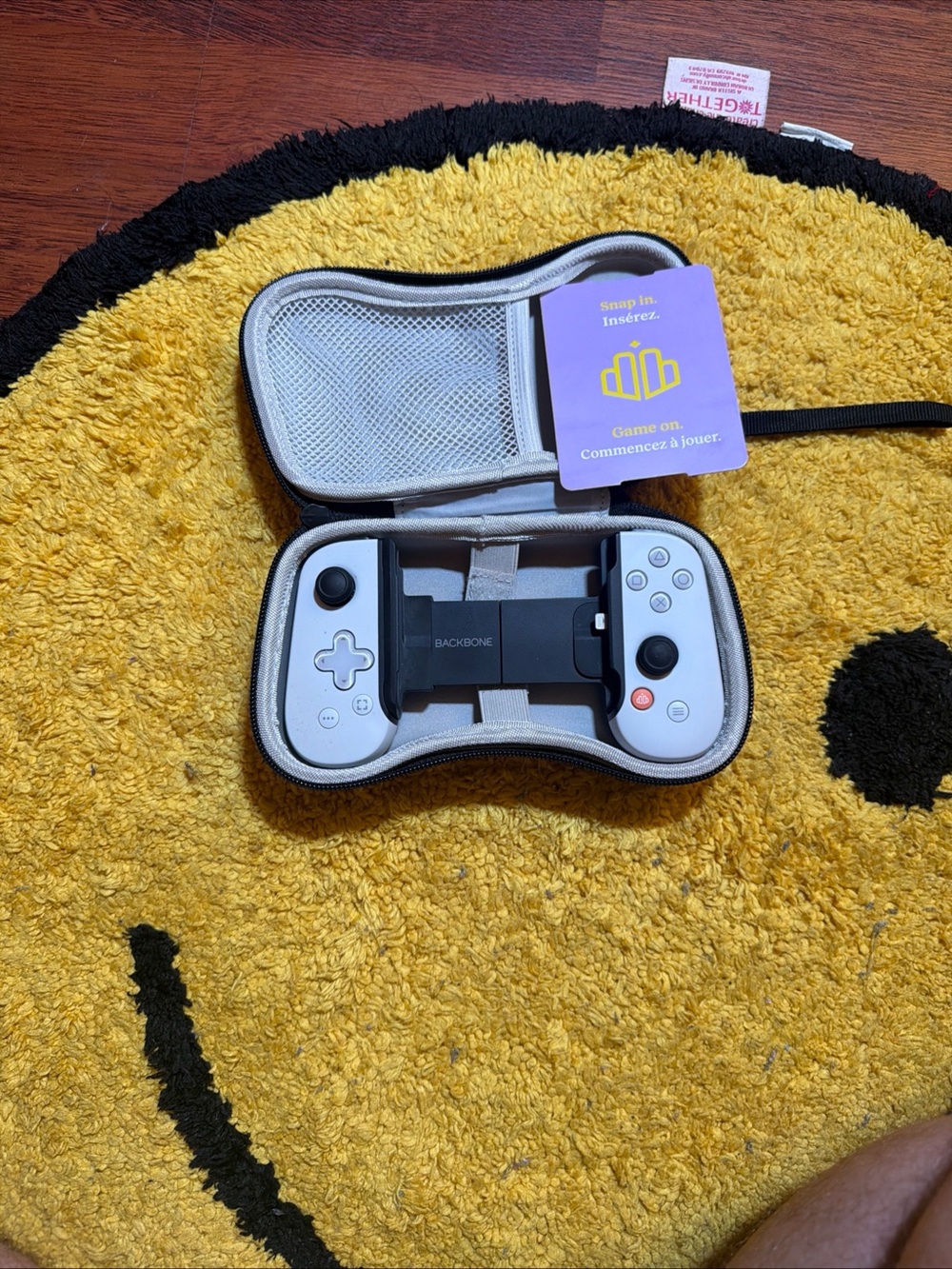 Sony White Mobile Gaming Controller with Detachable Grip
